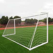 1 buah Jaring Sepak Bola Tali Anyaman, Jaring Sepak Bola Tebal, Jaring Gawang untuk 11 Pemain, 7 Pemain, 5 Pemain, Jaring Pengganti Gawang Sepak Bola, Ukuran Standar, Cocok untuk Latihan Sepak Bola, Pertandingan Sepak Bola, Halaman, Olahraga Tim, Acara Olahraga, dan Aktivitas Luar Ruangan - MultiWarna - View 2
