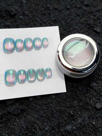 0.3克/片 极光变色龙指甲粉，霓虹粉，适用于DIY美甲装饰，变色光学指甲粉