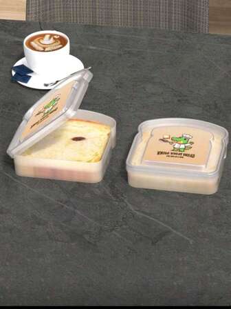 1 Lancheira/Caixa para Sanduíche/Caixa para Pão, Utensílios de Cozinha, Natal, Material Escolar