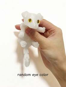 2026新款3D打印可动长猫科动物模型 - 飞鼠、穿山甲、铰链关节可动小狐狸、3D打印逼真眼睛小乌龟模型、猫形,多种动物造型可选,无需电源 - 可爱的家居/办公室/派对装饰 - 生日/圣诞节/万圣节礼物 - 彩色 - 查看 25