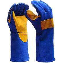 Guantes de carnaza, para soldador, puño largo de ,37057710 - Rosa Oxidada - Ver 1