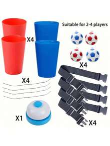 2pcs/4pcs Swing Game Set For Adults & Teenagers - Outdoor Sports & Leisure Equipment With Hook And Loop Fastening. Includes Throwing And Ring Toss Games, Suitable For Halloween, Christmas, Birthday, Thanksgiving, Group Activities And Social Gatherings. Durable And All-Season Party Game Set For Families And Various Events. (This Product Requires Self-Drilling)