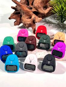 New Plastic Finger Counter, Hundred Prompt, Press To Count Electronic Counting Device, Intelligent Counting, Warehouse Counting Device, Ring Counter, Fashion Counter, Christmas, Halloween, Thanksgiving Gift, Game Gift - Multicolor - View 10
