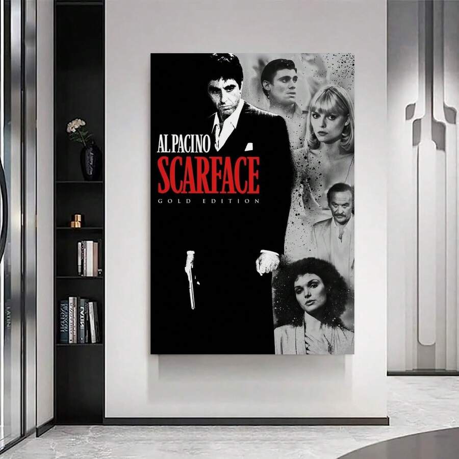 1pc Unframed JGNHJC Happy Gilmore Movie Poster Canvas Wall Art Living Room Posters Bedroom Painting - Multicolor - View 1