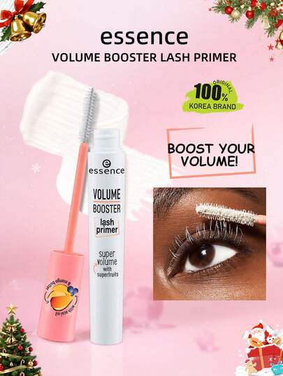 Essence 7ml/0.23 Fl Oz Imprimación de pestañas voluminizadora, fórmula transparente, voluminizadora y alargadora, rizada y de larga duración, resistente al agua y a las manchas, nutritiva y de aspecto natural, para uso diario