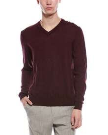 Bruno Magli Wool V-Neck Sweater - 紅色 - 查看 2