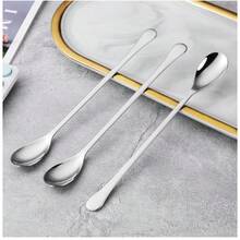 1pc Portable 304 Stainless Steel Peanut Butter, Rice, Soap Spoon Cutlery Gift, Kitchen Tool, Cafe Supplies
