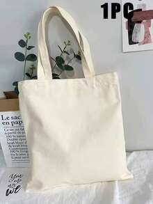 10件套 - 1个便携式多功能帆布手提袋，大容量购物旅行手提包，可重复使用的日常购物袋，可折叠帆布袋（适用于DIY绘画），肩背帆布手提袋，可重复使用的手提包，帆布手提袋，适合日常使用和旅行，多隔层学生手提包，非常适合海滩，旅行帆布手提袋，理想的圣诞礼物 - 彩色 - 查看 13