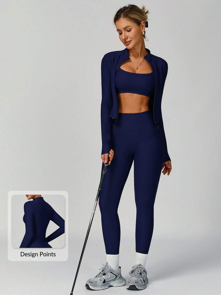 MASKERT Bộ đồ thể thao nữ 2 món, trang phục tập thể dục, đồ tập yoga, bộ đồ chạy bộ, đồ thể thao co giãn cao, đồ thể thao thường ngày, thân thiện với da và thoải mái.