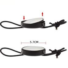 潜水弹性绳后视镜侧装可调节可扩展后视凸面镜齿轮