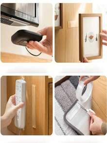 1 Cuộn băng keo nano hai mặt, đa năng, chống thấm nước, chịu nhiệt độ cao, trong suốt, không để lại cặn, băng keo acrylic hai mặt độ bám dính cao, có đặc tính kết dính mạnh, băng keo nano chắc chắn hơn keo dán, băng keo acrylic hai mặt có thể giặt và tái sử dụng nhiều lần. - Trong sáng - Xem 6
