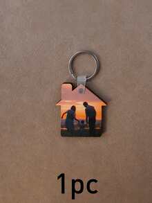 Personalized Keychain, Custom Photo Couple Keychain, Customized Picture Keychain, Keychains For Women, Photo Keychain, Customizable Bag Charms, Wooden Key Chain, Valentine'S Day, Fun, Fashion, Unisex, Anniversary, Living Room, Couples, Family, Mother - Style a - View 10