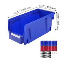 File Storage Boxes - 12 Stück Blau/Rot - View 10