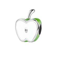 1pc Green Bead Pendant, In Shapes Such As Apple, Avocado, Coconut Tree, Frog, Turtle, Four-Leaf Clover, Etc. It Is Suitable For Your Original Bracelets, Necklaces, Etc. To Showcase Your Individuality Through DIY. - Green - View 16