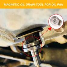 Powerful Magnetic Oil Drain Plug Remover | Heat-Resistant Oil Filter And Oil Pan Wrench | Universal For SUVs, Trucks, And RVs | The Ultimate Tool For Removing Automatic Oil Drain Bolts | Essential Car Tool: Car Accessories, Women's Car Gear, Truck Accessories, Car Essentials-A Labor-Saving Tool For Easy Maintenan - Multicolor - View 3