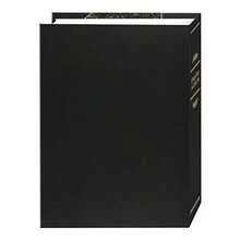 Pioneer Photo Albums 50-Pocket Silver Marble and Black Ledger Style Leatherette Cover Photo Album for 5 by 7-Inch Prints - mrmolplateadoynegro - Ver 3