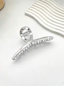 1 件女士黑色合金玫瑰形发夹，适合日常使用，简约时尚，非常适合浓密的头发，优雅奢华，发夹设计街头情人节爪夹发夹发夹发夹发夹发夹，学校用品，学院秋冬发饰，适合女士度假装扮 - 黑色 - 查看 12