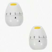 ABOOFAN 2 Piezas Temporizador Egg Timer Administrador de de Cocina Contador regresivo cronómetro de Huevo cronómetro de Estudio mecánico niño el plastico - comosemuestra - Ver 1
