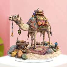 Classic Acrylic Exotic Camel Decor - Suitable For Home, Office, Shop Desktop Decoration - Pop Culture Desert Theme - Multifunctional Decor, Ideal For Holiday Gifts