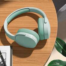 Over-Ear Wireless Bluetooth Headphones With ANC & HiFi Sound, 20-Hour Playtime Foldable Travel Headphones With Zero Pressure Memory Cotton Ear Cups & Bluetooth 5.1 | Studio-Grade, All-Day Wear, Travel Essential - 綠色 - 查看 1