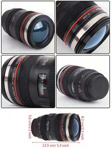 400ml Fashionable SLR Camera Lens Coffee Cup Mug Yogurt Cup Cute Cup Juice Ice Drink Cold Water Milk Afternoon Tea Champagne And Fruit Tea Fun Creative Camera Lens Cup Christmas Valentine's Day Mother's Day Birthday Great Gift - Multicolor - View 10