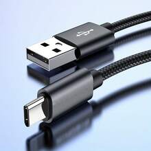 Type-C充电器,支持快速充电,直角USB转USB-C编织线,兼容三星、红米、OPPO、一加等智能手机,USB-C尼龙编织快充线,支持数据传输和充电,磨砂质感。Type-C快充线,3.3英尺/6.6英尺编织USB-A转USB-C数据线,兼容 17、17 Pro Max、16、16 Plus、16 Pro、16 Pro Max,兼容红米、一加等手机。 - 彩色 - 查看 10