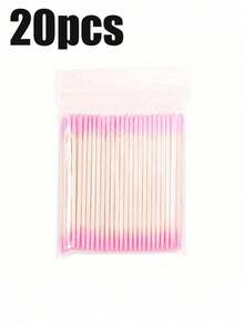 20pcs/10pcs/5pcs/4pcs/3pcs/2pcs/1pc, 100pcs/1pc 超細一次性美甲清潔棒，尖頭設計精準塗抹 - 小尖頭牙籤式美甲棒套組，適用於美甲護理、美甲用品、美甲工具、美甲藝術工具、返校季、美甲護理、貼片美甲工具 - 粉色 - 查看 13