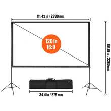 Accessoires et pièces de projecteurs - Projectionwand 2.0, secs Beine, 120 Zoll - Voir 10
