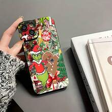 Funda para teléfono  Christmas Cheer Compatible con fundas para teléfonos ,  17,  16 Pro Max,  15 Pro Max,  13 y  12 Duradera, a prueba de golpes y elegante Una excelente opción para familiares, amigos, seres queridos, novios/novias y regalos de Navidad y Año Nuevo. - Negro - Ver 2