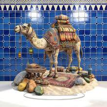 Classic Acrylic Exotic Camel Decor - Suitable For Home, Office, Shop Desktop Decoration - Pop Culture Desert Theme - Multifunctional Decor, Ideal For Holiday Gifts
