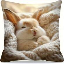 1pc Reversible Plush Throw Pillow Cover, 45x45cm, No Pillow Insert, Simple Gift, Sofa Cushion, Star, Decorative Style, Prayer Mat, Easy To Use, Bedroom Cushion, Soft Pad, Decorative Sofa Cover, Home Decor, Christmas, Valentine's Day, Ramadan, Easter - Multicolor - View 16