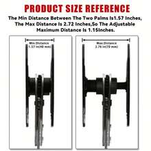 Ratcheting Brake Caliper Press,Universal Car Ratcheting Caliper Piston Spreader Brake Caliper Press Tool + 4Pcs Brake Caliper Hangers Brake Caliper Hook With Rubber Tips - A - View 4