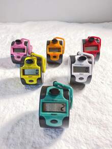 1pc/5pcs/10pcs High Precision Mechanical Counter, Inventory Counting Tool For Warehouse Stocktaking - Multicolor - View 5