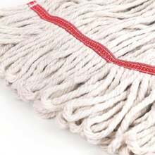 Matthew Cleaning Heavy Duty Mop Head Commercial Replacement For General And Floor Cleaning , Wet Industrial Blue Cotton Looped End String Head Refill (Pack Of 3) Green - ColorA - 查看 7