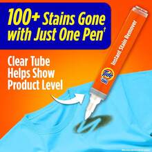 Tide Stain Remover For Clothes, Tide To Go Pen, Instant Stain Remover Pen & Spot Cleaner, Portable & Travel-Friendly, Works On Food & Drink Stains, Fits In Purses & Bags, 3 Count (Pack Of 1), Holiday Travel Essential, New Year Stain Solution - 紅色 - 查看 2