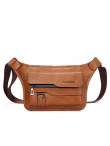 新款男士休闲大容量胸包，高端质感大容量男士斜挎包/单肩包 - 多色 - 查看 13