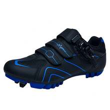Spring Summer Mountain Bike Lockable Cycling Shoes Men Women Road Bike Lock Shoes Hard Sole Spinning Shoes Bicycle Wide Sole Shoes Sneakers For Men Elegant Shoes For Women - 568 Cao su đen trắng - Xem 6