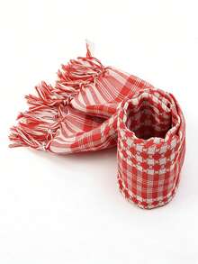 1pc Lightweight Tactical Desert Arab Shemagh Scarf, Outdoor Camping Bandana - Multicolor - View 3