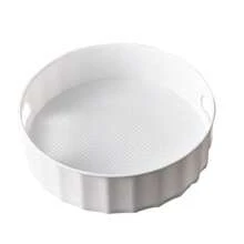Turnable Rotating Storage Tray Seasoning Bottle Storage Organizer Kitchen AU - White - View 10
