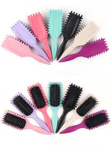 1pc Upgraded Curling Comb, Curl Styling Comb, Anti-Frizz Non-Pulling Hair Tool, Unisex Hair Salon Travel Daily Hair Styling Accessory - Multicolor - View 8