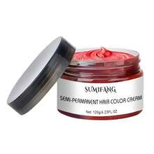 SUMIFANG 120g Y2K Temporary Hair Dye Wax, Natural Styling, Non-Greasy, Easy To Wash. Suitable For Daily Use, Parties, Cosplay, Birthdays, Halloween, Christmas And Other Occasions. - 紅色 - 查看 8