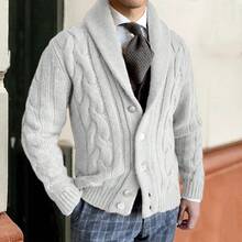Men Sports Cardigans - White - View 3