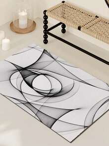 Alfombra decorativa de interior con estampado geométrico minimalista, alfombra para sala de estar y sofá, alfombra para dormitorio, alfombra antideslizante para mesita de noche, alfombra para comedor y cocina, almohadilla para silla de oficina, felpudo de entrada, manta de picnic, esterilla para acampada al aire libre - Multicolor-11 - Ver 20