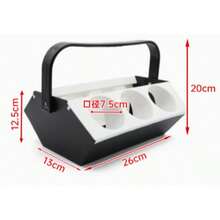 New Plastic 6-Slot Ice Chilled Beer Carrier Handle Holder, Bar Restaurant Home Outdoor Multicolor Beer Rack