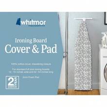 Whitmor Scorch Resistant Ironing Board Cover and Pad - Grey Swirl - Remolinogris - Ver 4