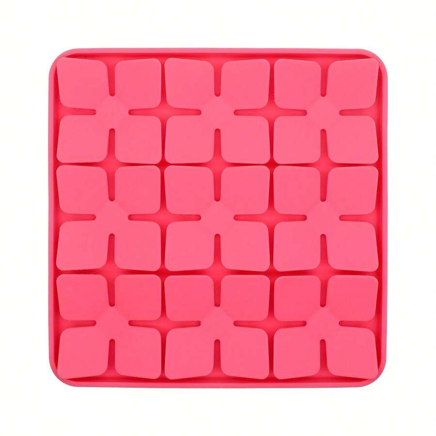 1pc Silicone Dog Nose Pad And Slow Feeder, Silicone Snuffle Mat, Dog Slow Feeder Bowl, Dog Snuffle Lick Mat, For Scent Training - 20*20cm - View 1