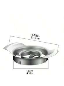 1pc Stainless Steel Pomegranate Deseeder Tool, Pomegranate Cracker With Wooden Mallet, Fruit Flesh Separator Eating Fruit Tool - Multicolor - View 5