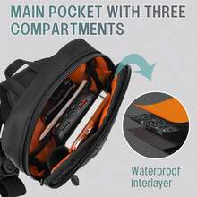 1pc Mini Sling Bag For Men, Waterproof Small Crossbody Bag Lightweight Everyday Carry Chest Bag For Travel Walk Sport (Black).School Tops/Home And Living New In/Gifts/School Essentials/Office Supplies/Outdoor Supplies/Organization And Storage/Christmas Ready/Christmas Gifts Idea - 黑色 - 查看 5