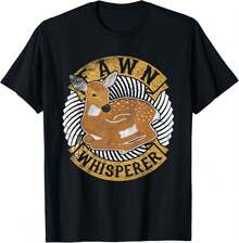 Fawn Whisperer Kostüm Roe Whitetail Deer Lover T-Shirt T-Shirt Damen T-Shirt Grafik-T-Shirts Crop Tops Outfits Tops T-Shirt NSMD - Schwarz - Übersicht 2