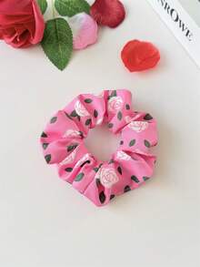 3pcs/6pcs Vintage Elegant Animal Element Hair Accessories Set, Including Animal Print Scrunchies, Lip, Heart, Bow Hair Tie, Suitable For Holidays, Parties, Dresses, Gifts, Daily Wear, Bohemian Style For Valentine's Day Valentine's Day Accessories Gift Head Accessories